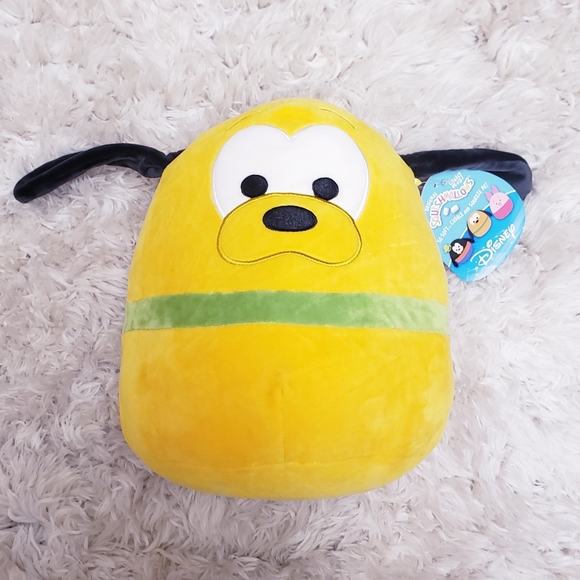 Disney Other - Disney Squishmallow PLUTO 10” Dog Mickey and Friends Plush Yellow NWT Pillow
